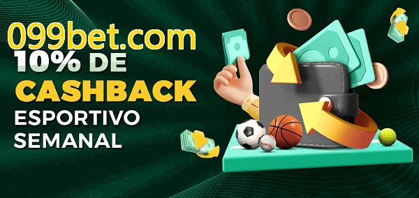 10% de bônus de cashback na 099bet.com